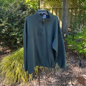 Teal Russel Athletic Quarter Zip Pullover Sweatshirt